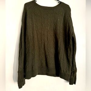 Brooks Brothers Green Crewneck Sweater